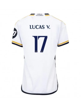 Real Madrid Lucas Vazquez #17 Heimtrikot für Frauen 2023-24 Kurzarm